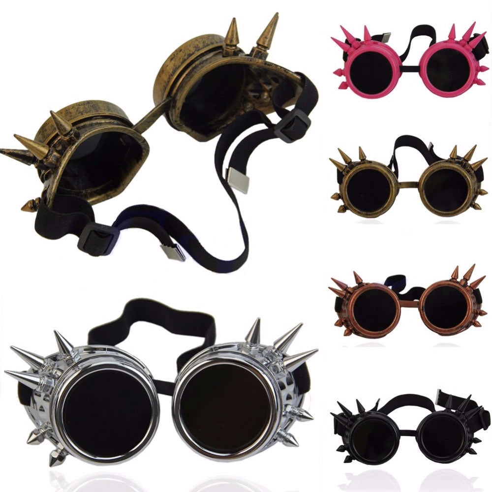 Steampunk Spiked Goggles