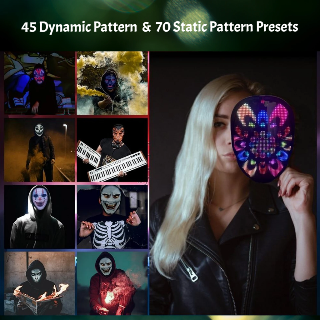 Epic Customizable RGB LED Mask