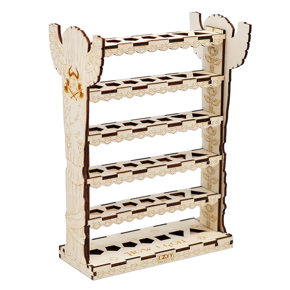 Wooden Polyhedral Dice Stand