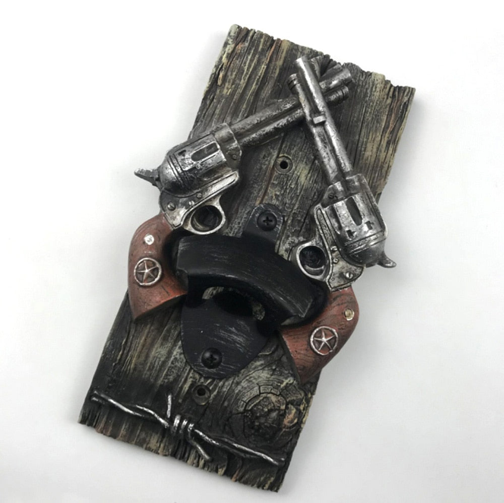 Old Western Pistol Bottle Opener