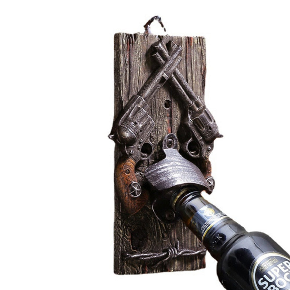 Old Western Pistol Bottle Opener