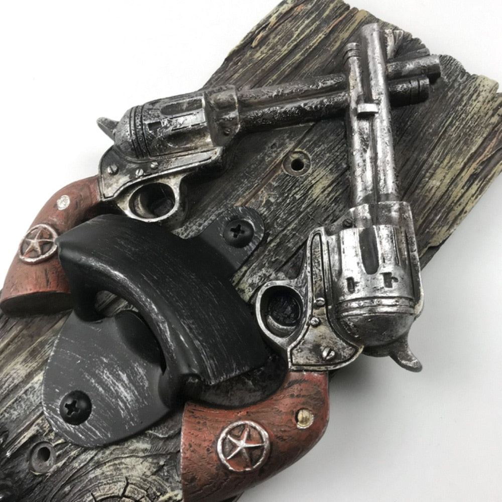 Old Western Pistol Bottle Opener