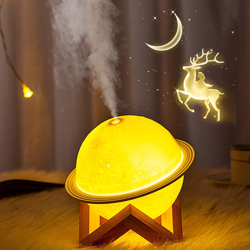 Planet Essential Oil Diffuser LED Lamp
