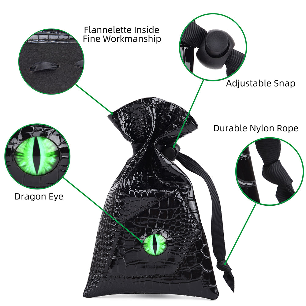 Dragon&#39;s Eye Drawstring Dice Bag