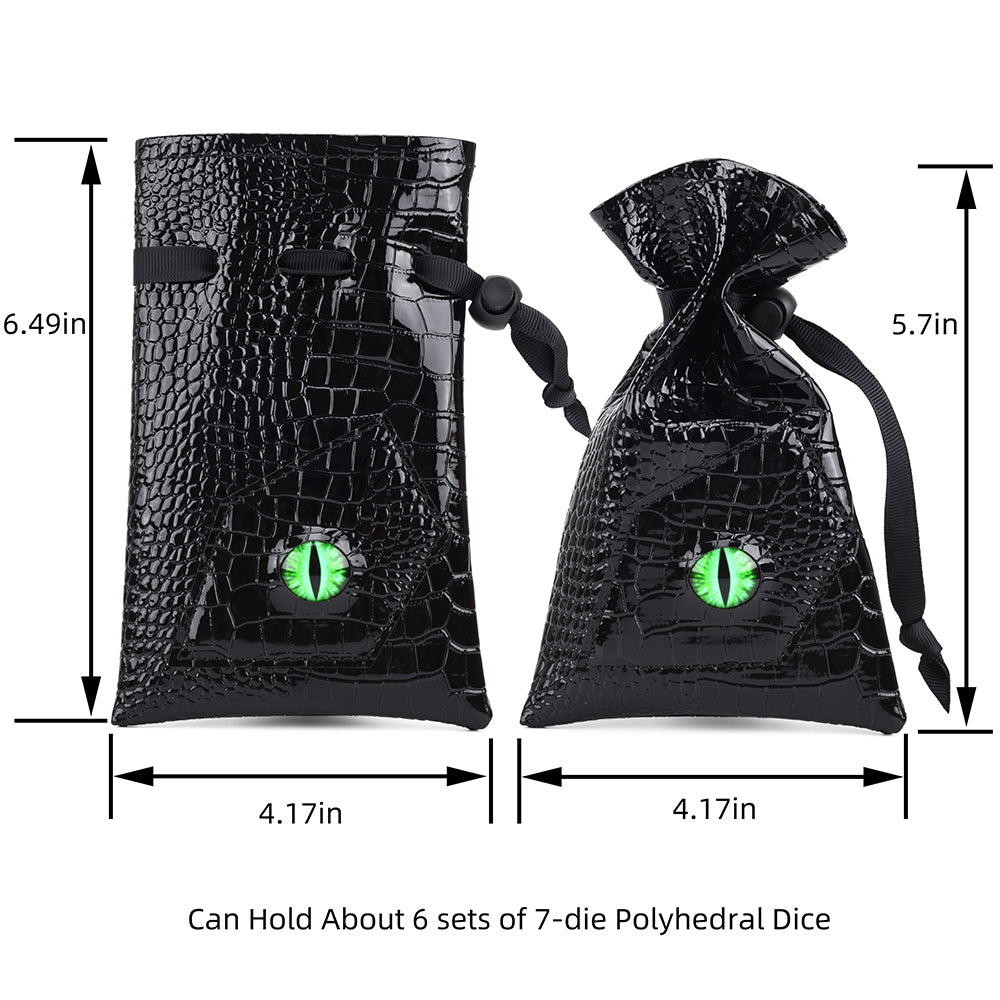 Dragon&#39;s Eye Drawstring Dice Bag