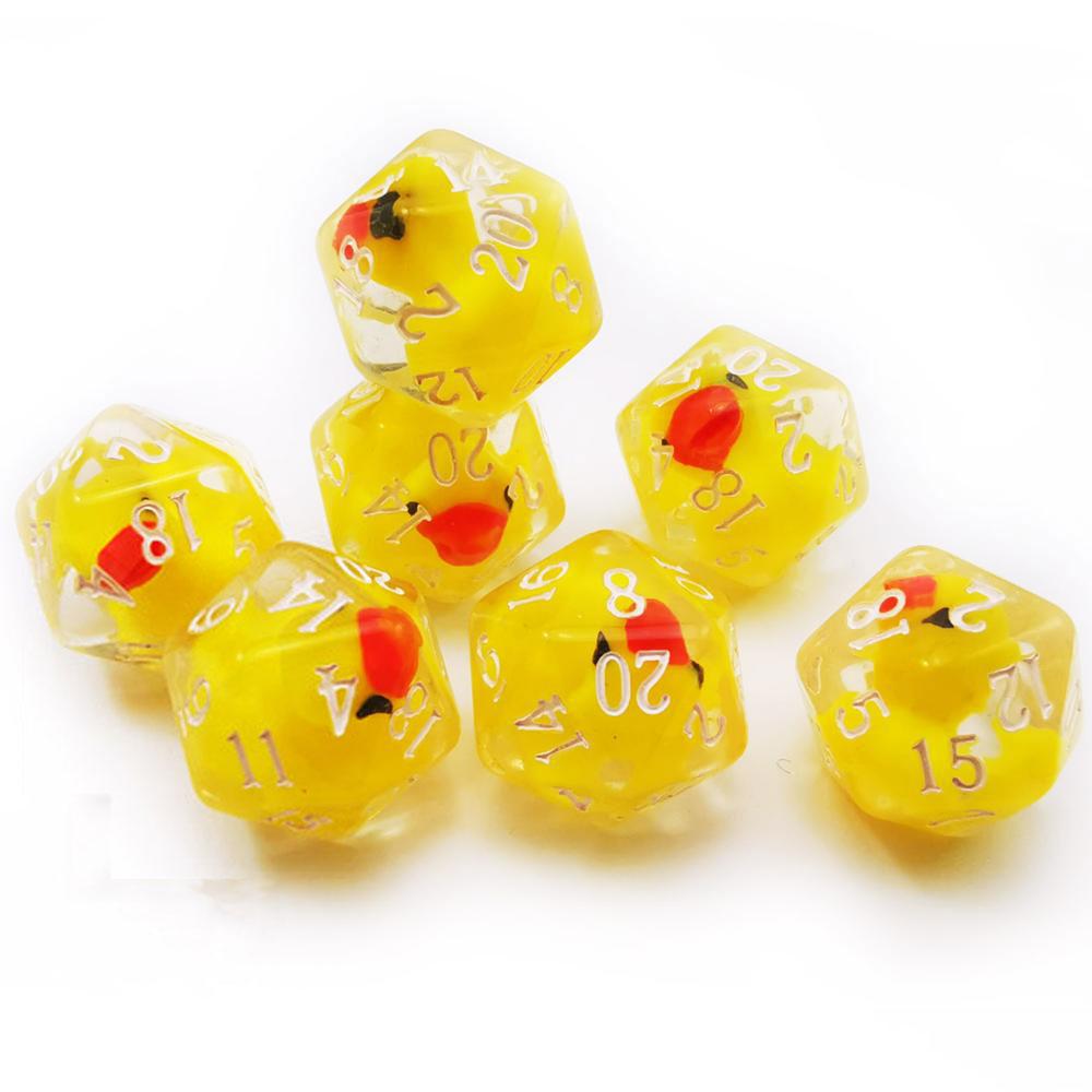 Yellow Duck Dice Set
