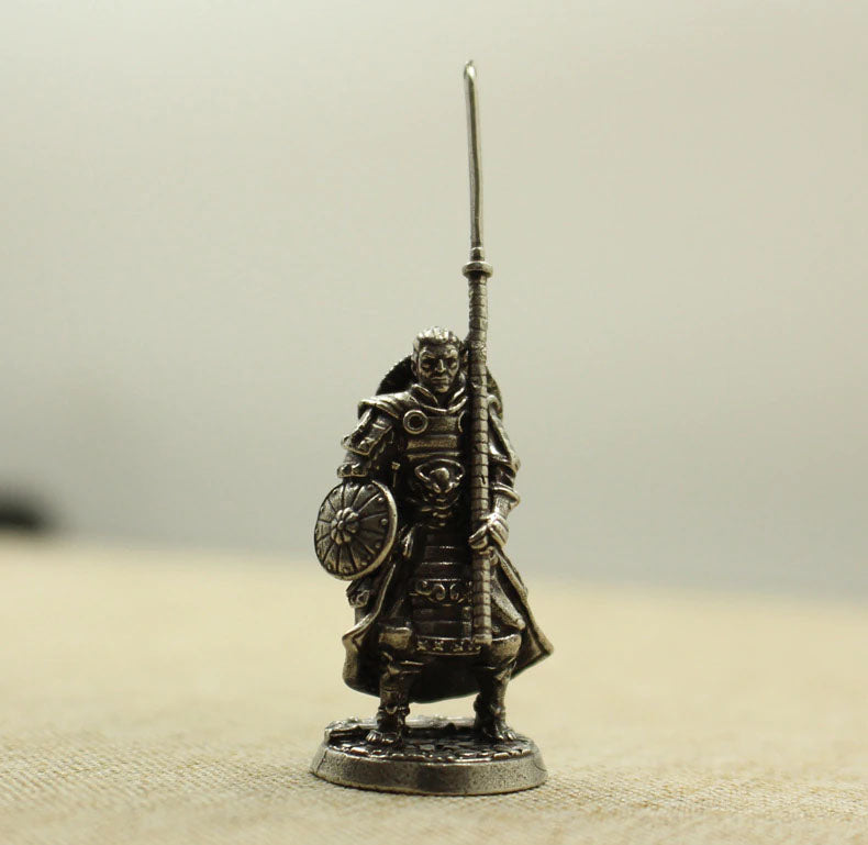 Copper Japanese Samurai Figurines