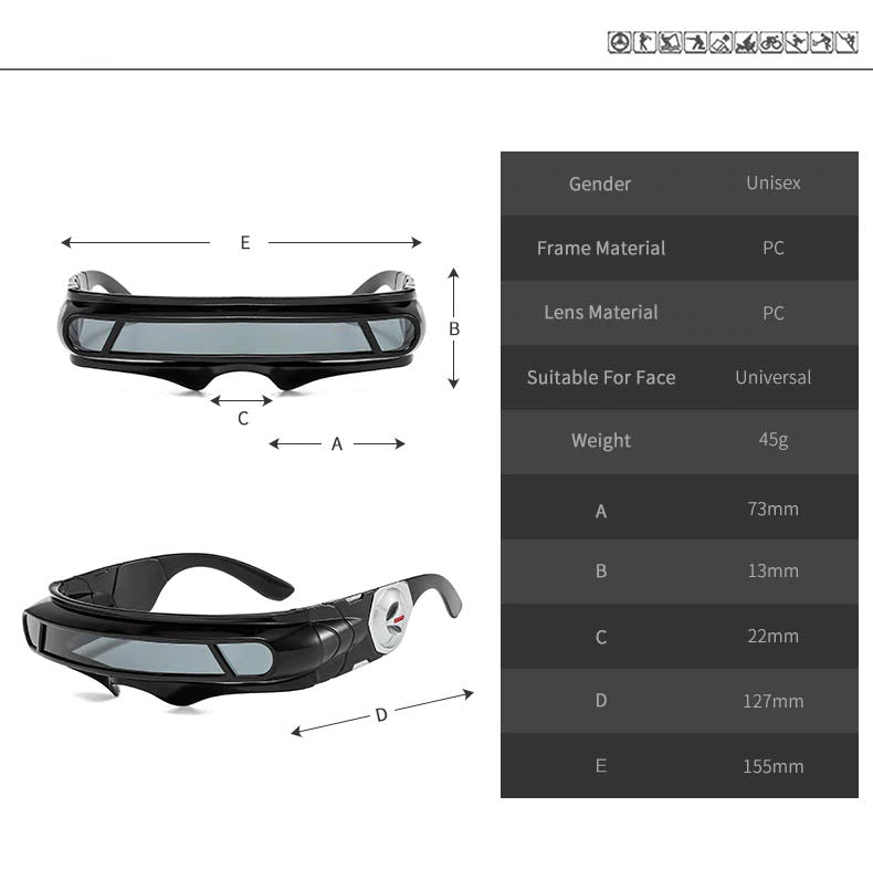 Optic Blast Visor Shades