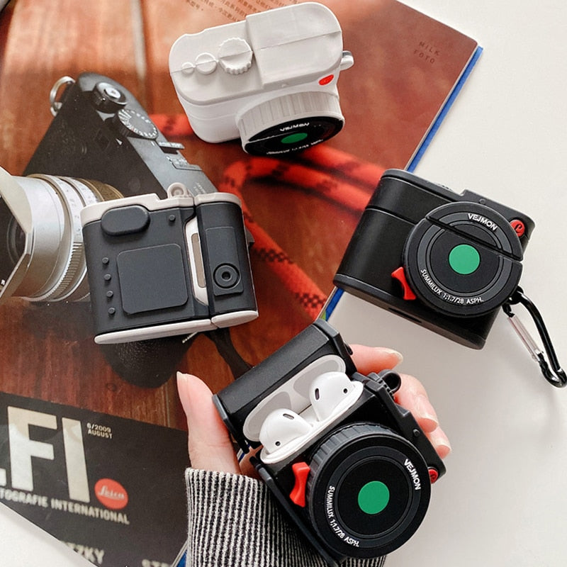 Adorable Camera Airpods Case Cover