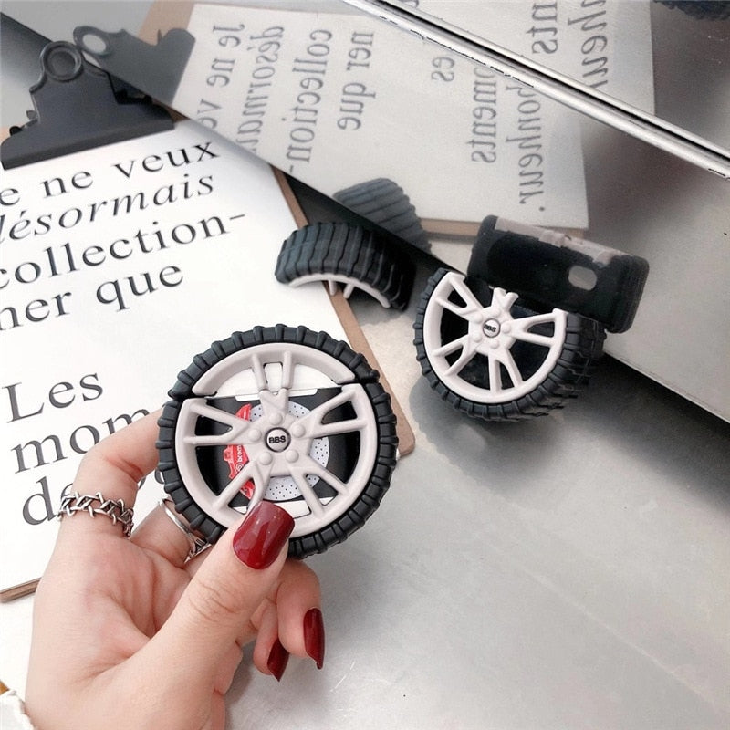 Car Tyre Airpods Case Cover