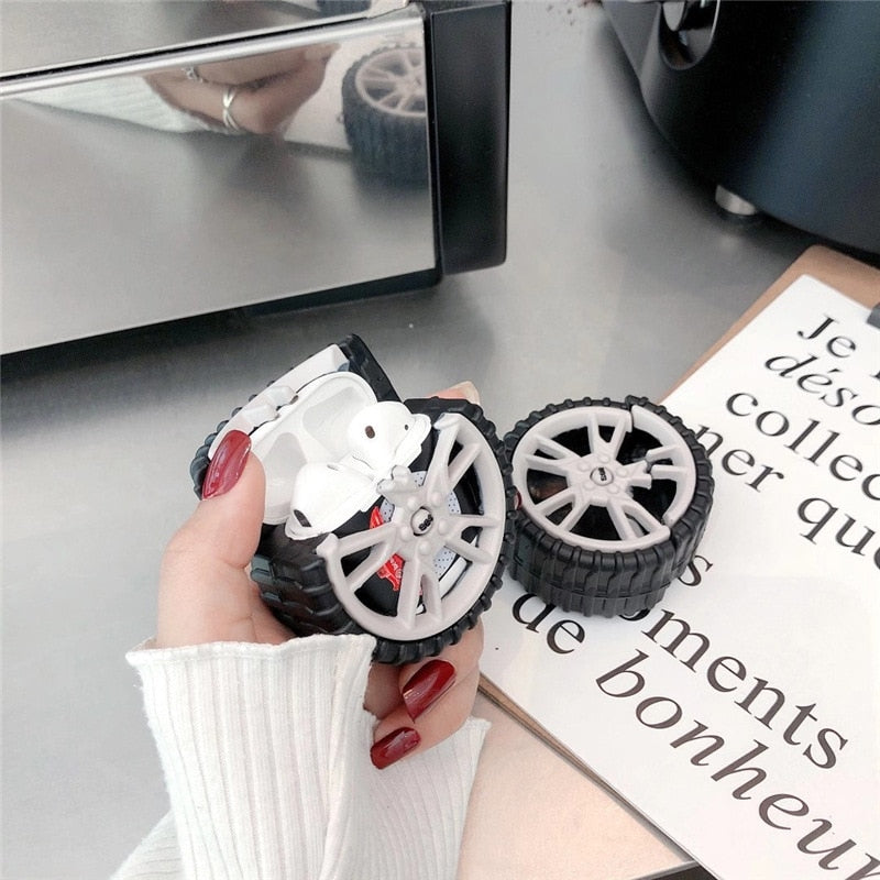 Car Tyre Airpods Case Cover