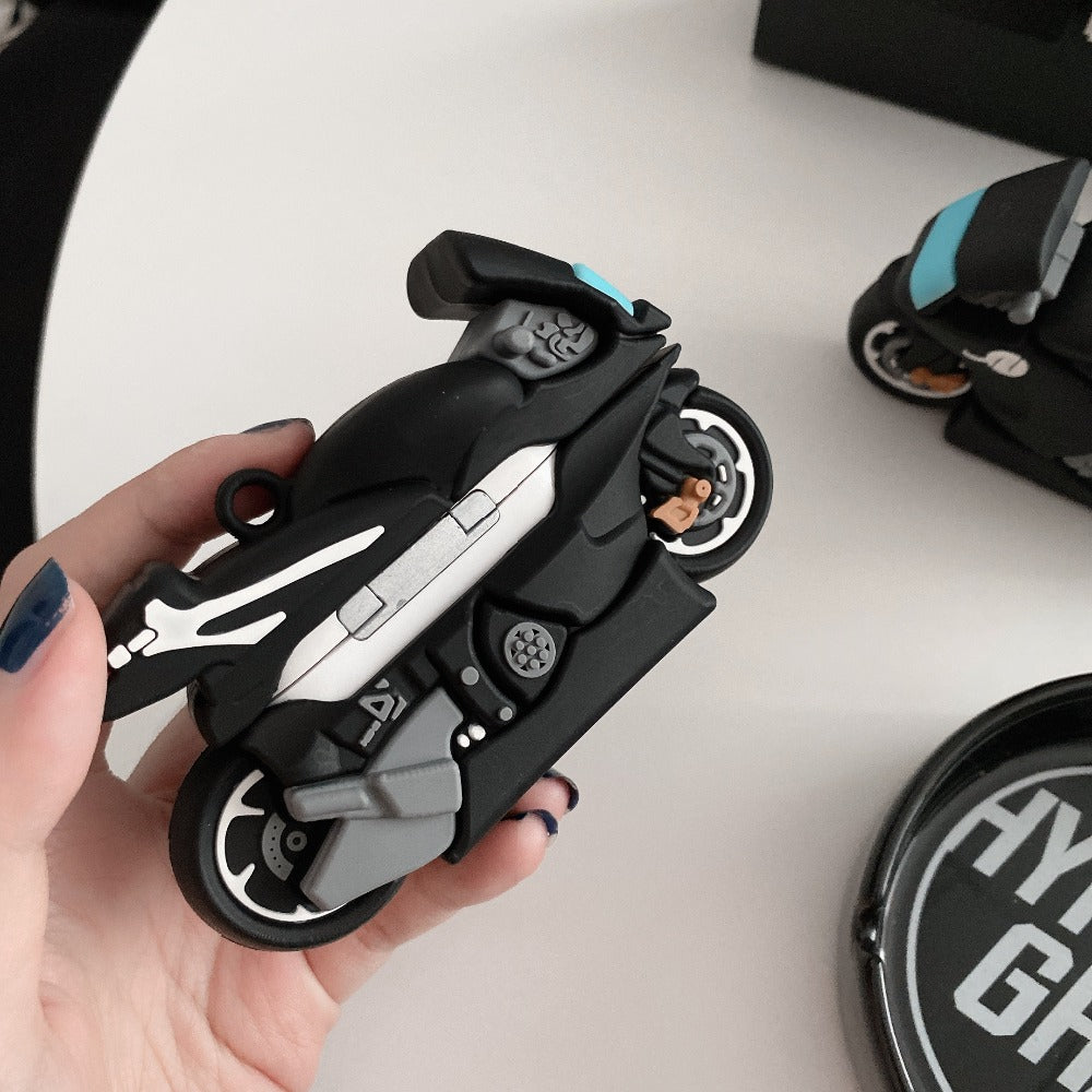 Minature Motorcycle Airpods Case Cover