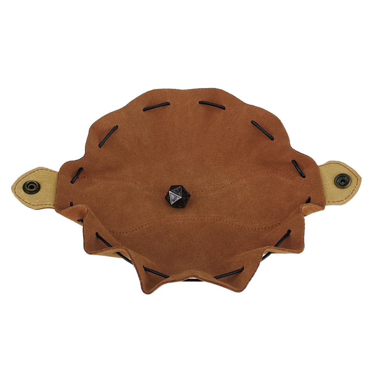 Handmade Leather Celtic Dice Bag &amp; Tray