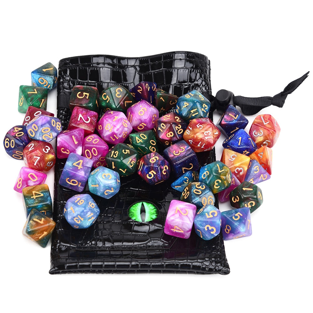 Dragon&#39;s Eye Drawstring Dice Bag