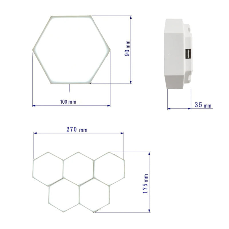 HEXAGON RGB SMART WALL LIGHT