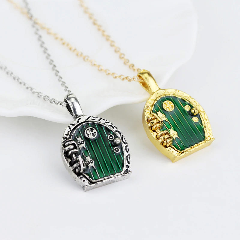Hobbit Garden Door Necklace