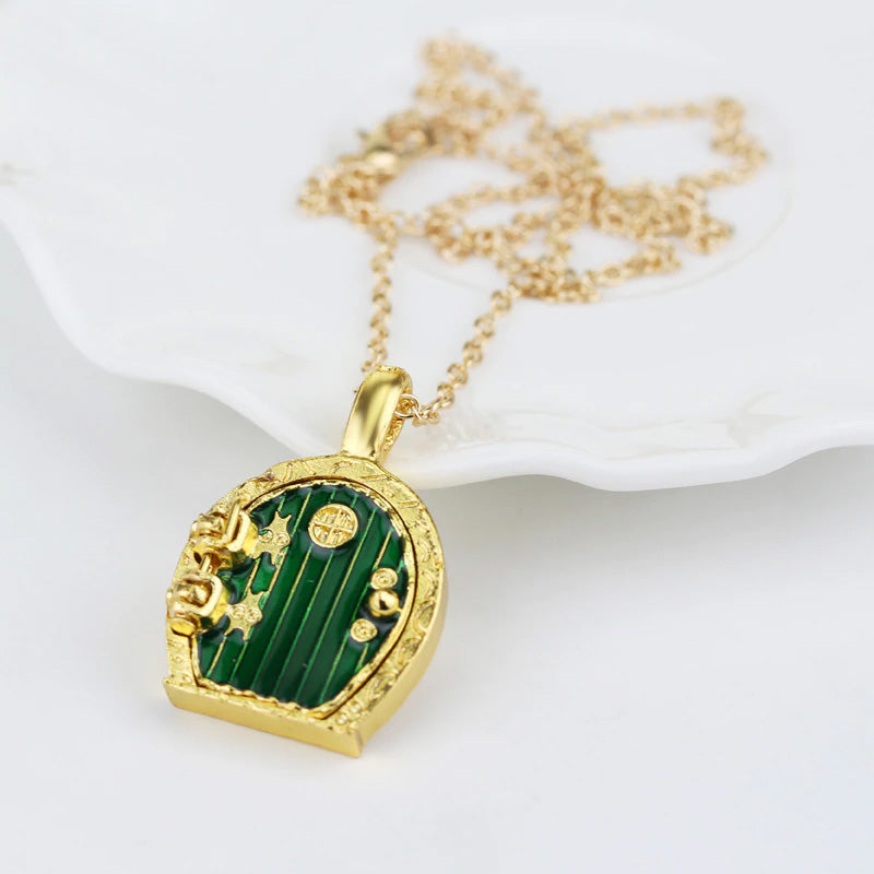 Hobbit Garden Door Necklace