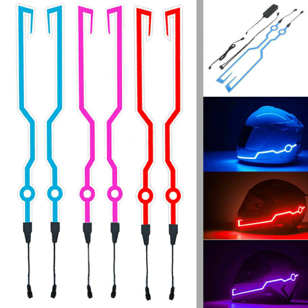 Stylish EL Motorcycle Helmet Light Strip