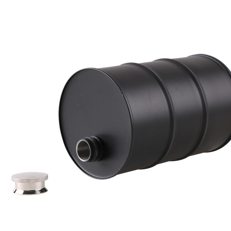 Oil Barrel Liquor Bottle