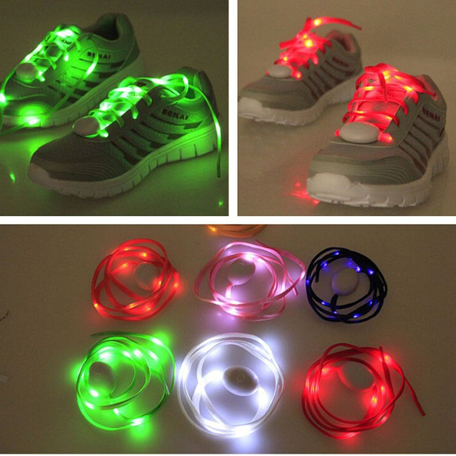 Fiber-Optic White Led Shoes by Sneakers by BrightLightKicks