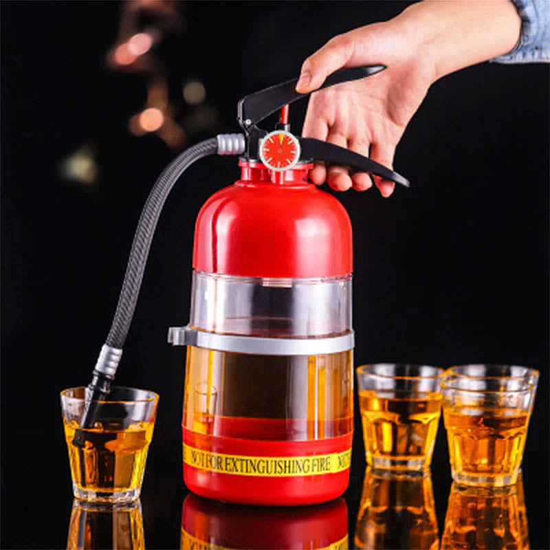Novelty Fire Extinguisher Drink Dispenser