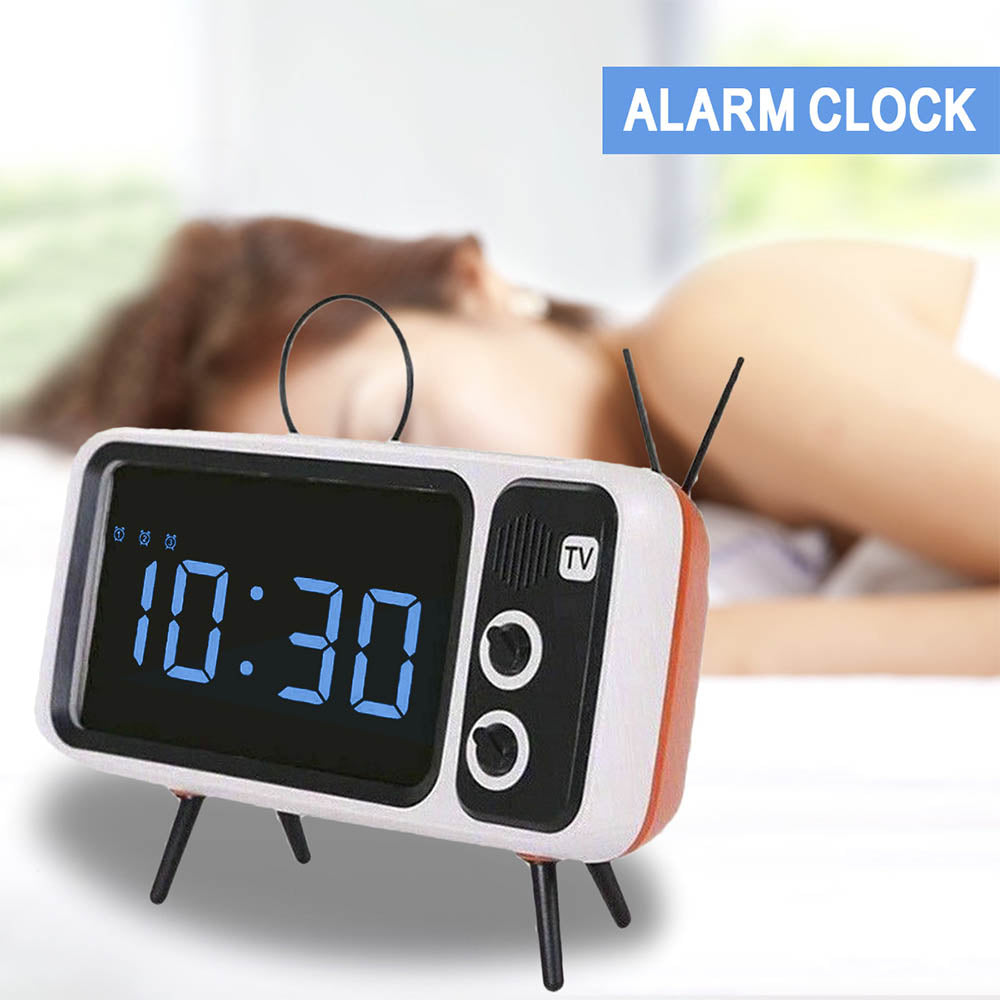 Retro TV Phone Holder and Speaker