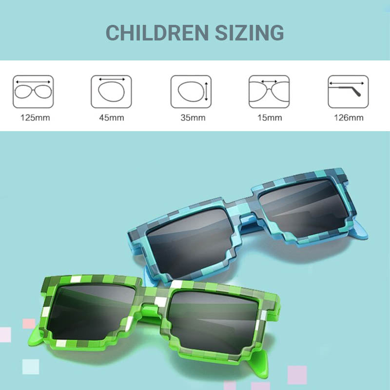 Pixelated Novelty Sunglasses