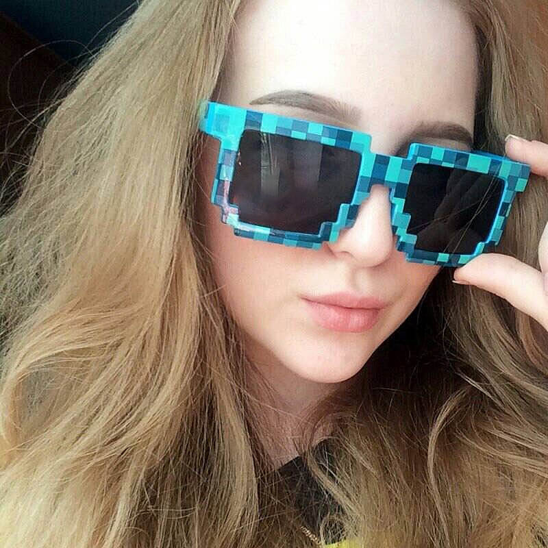 Pixelated Novelty Sunglasses