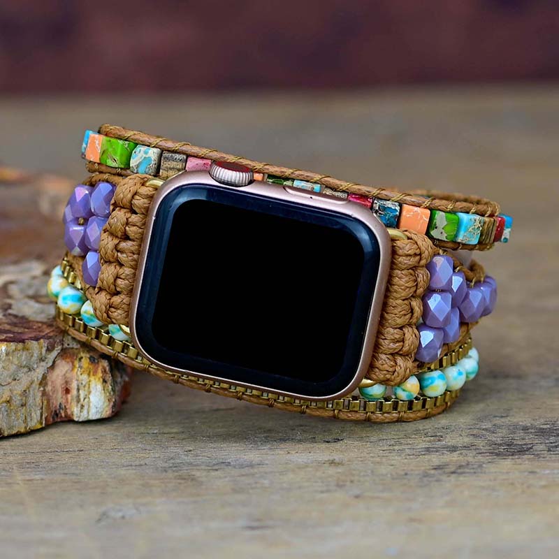 Bohemian Gemstone Apple Watch Strap