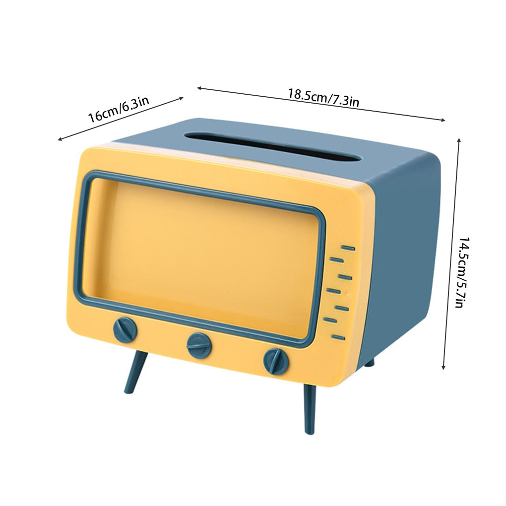 Vintage TV Phone and Tissue Holder