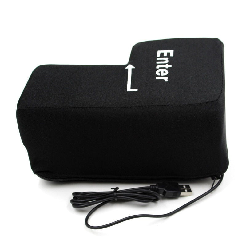 Large Enter Key Stress Reliever Pillow