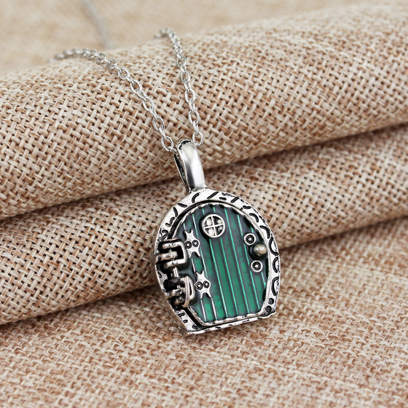 Hobbit Garden Door Necklace