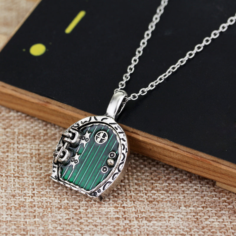 Hobbit Garden Door Necklace