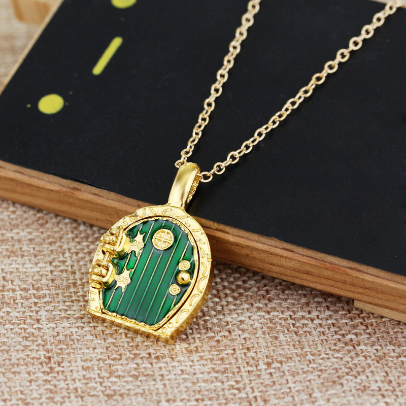 Hobbit Garden Door Necklace