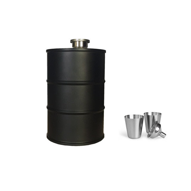 Oil Barrel Liquor Bottle