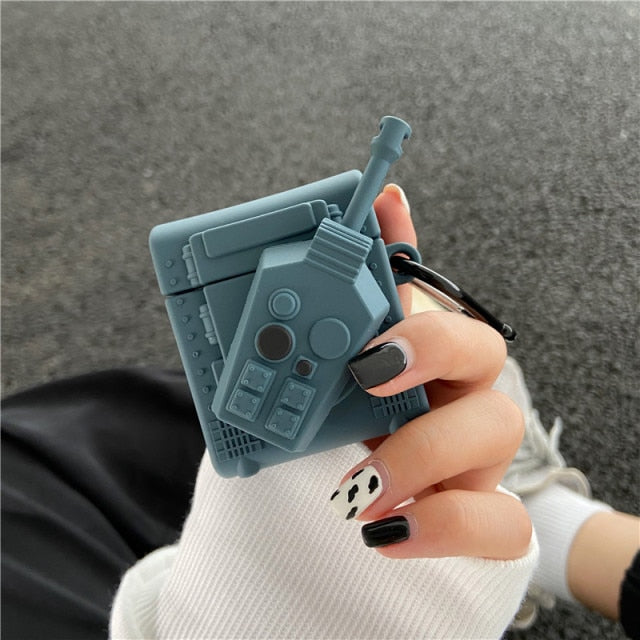 Minature Tank Airpods Case Cover
