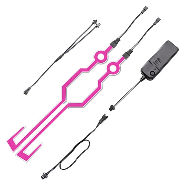 Stylish EL Motorcycle Helmet Light Strip