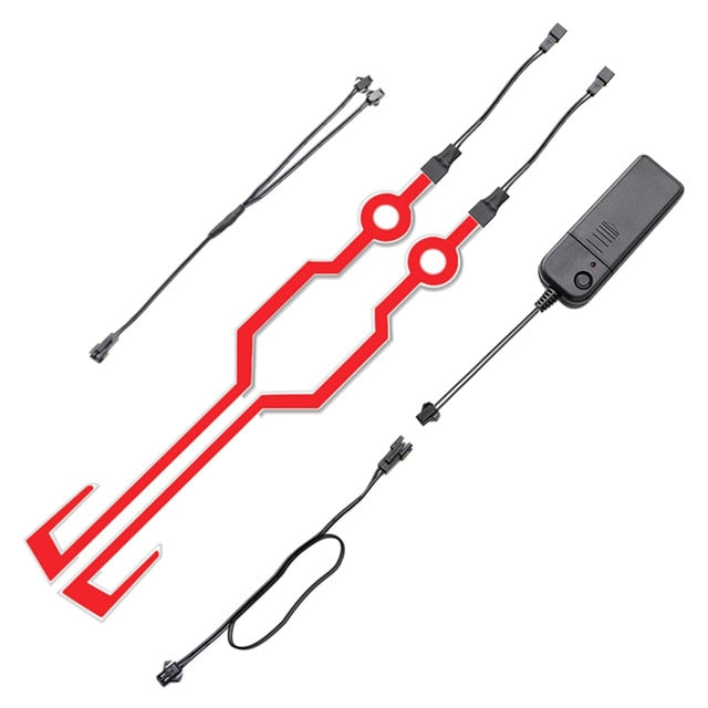 Stylish EL Motorcycle Helmet Light Strip