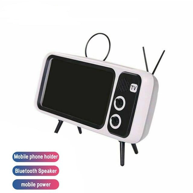 Retro TV Phone Holder and Speaker