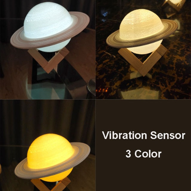 Saturn Multi-Color Lamp