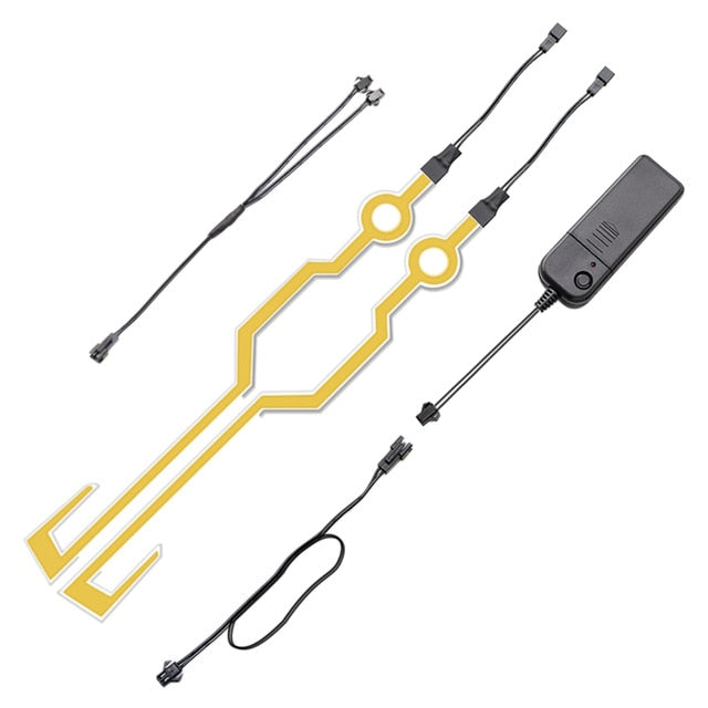 Stylish EL Motorcycle Helmet Light Strip