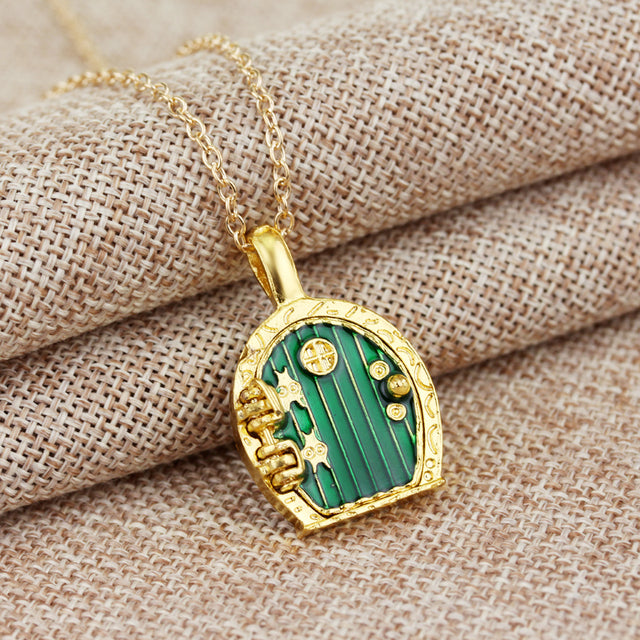 Hobbit Garden Door Necklace