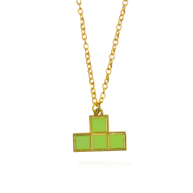 Geometric Brick Necklace