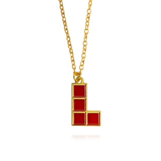 Geometric Brick Necklace