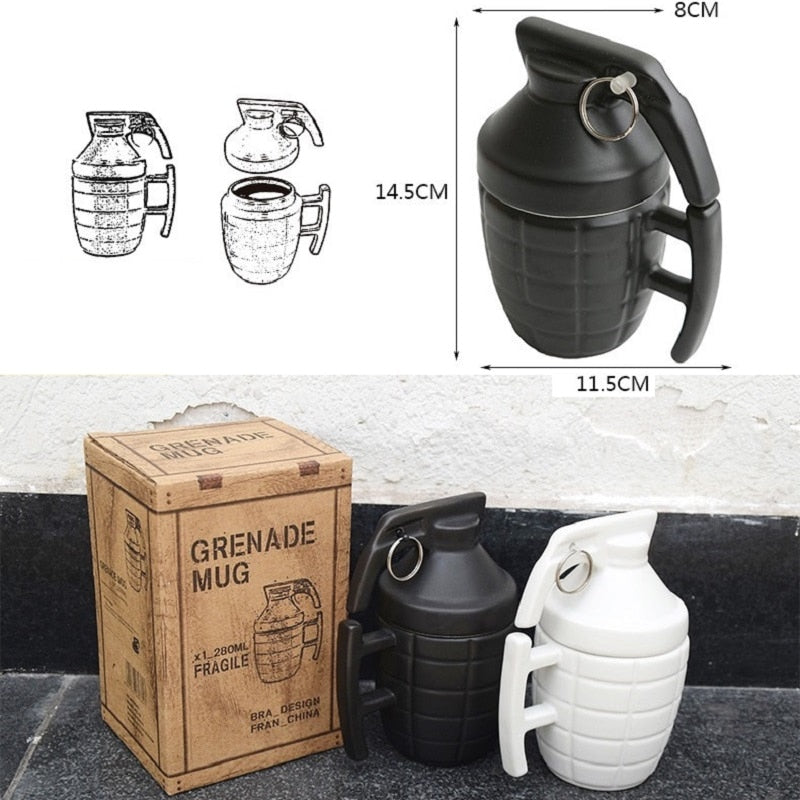 Novelty Grenade Coffee Mug